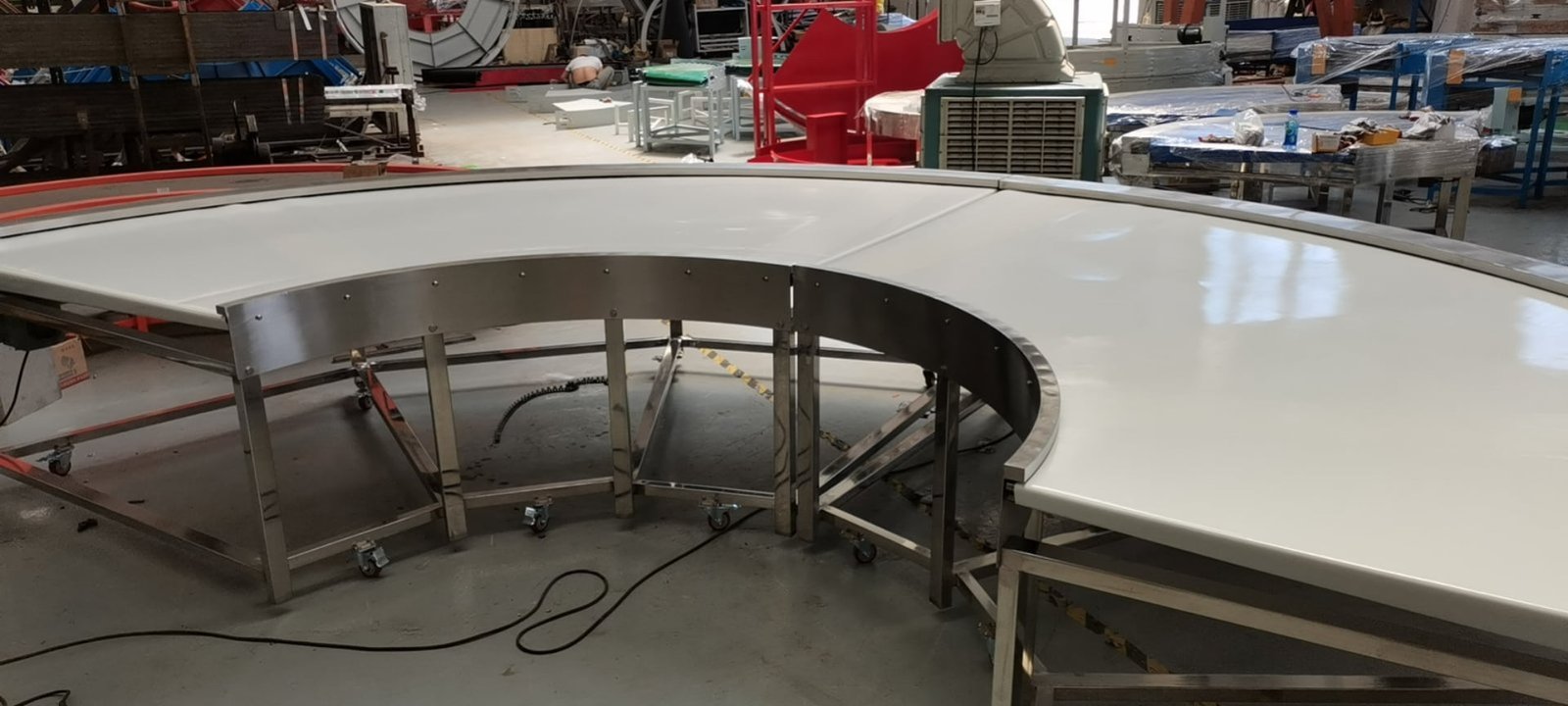 Belt Conveyor Structure Diagram Belt conveyor structure with drive roller and return path