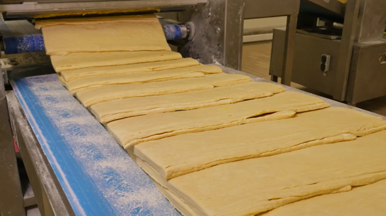 Processed Dough Conveying on Belt Conveyors